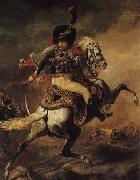 An Officer of the Chasseurs Commanding a Charge, Theodore Gericault